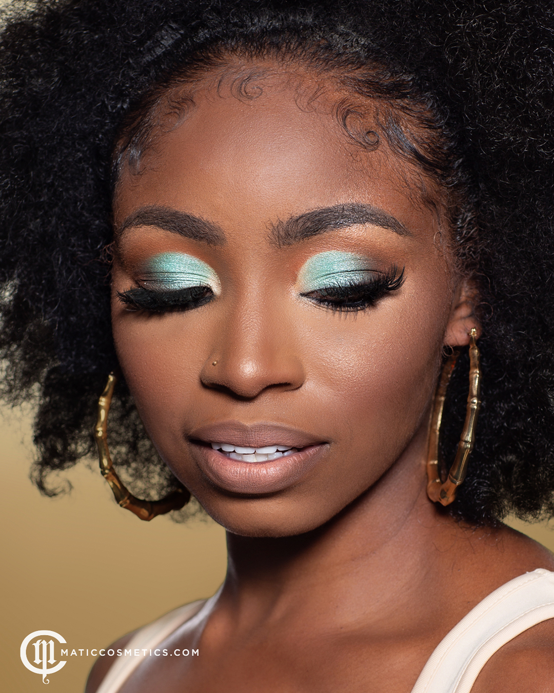 Close up shot of a model&