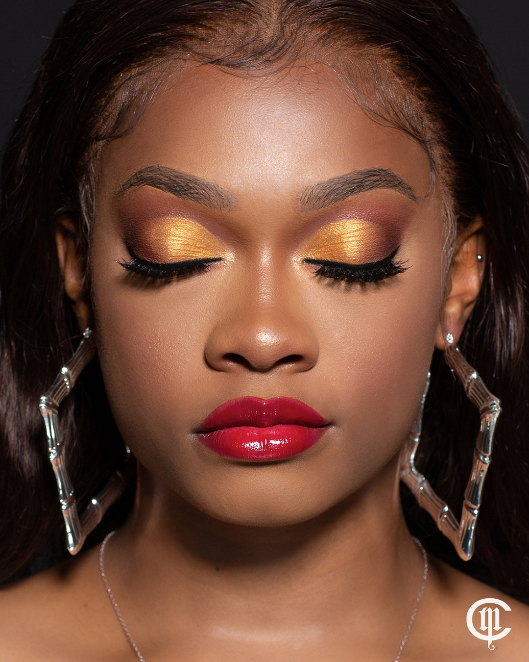 A close up shot of a model wearing the All I Need Collection.