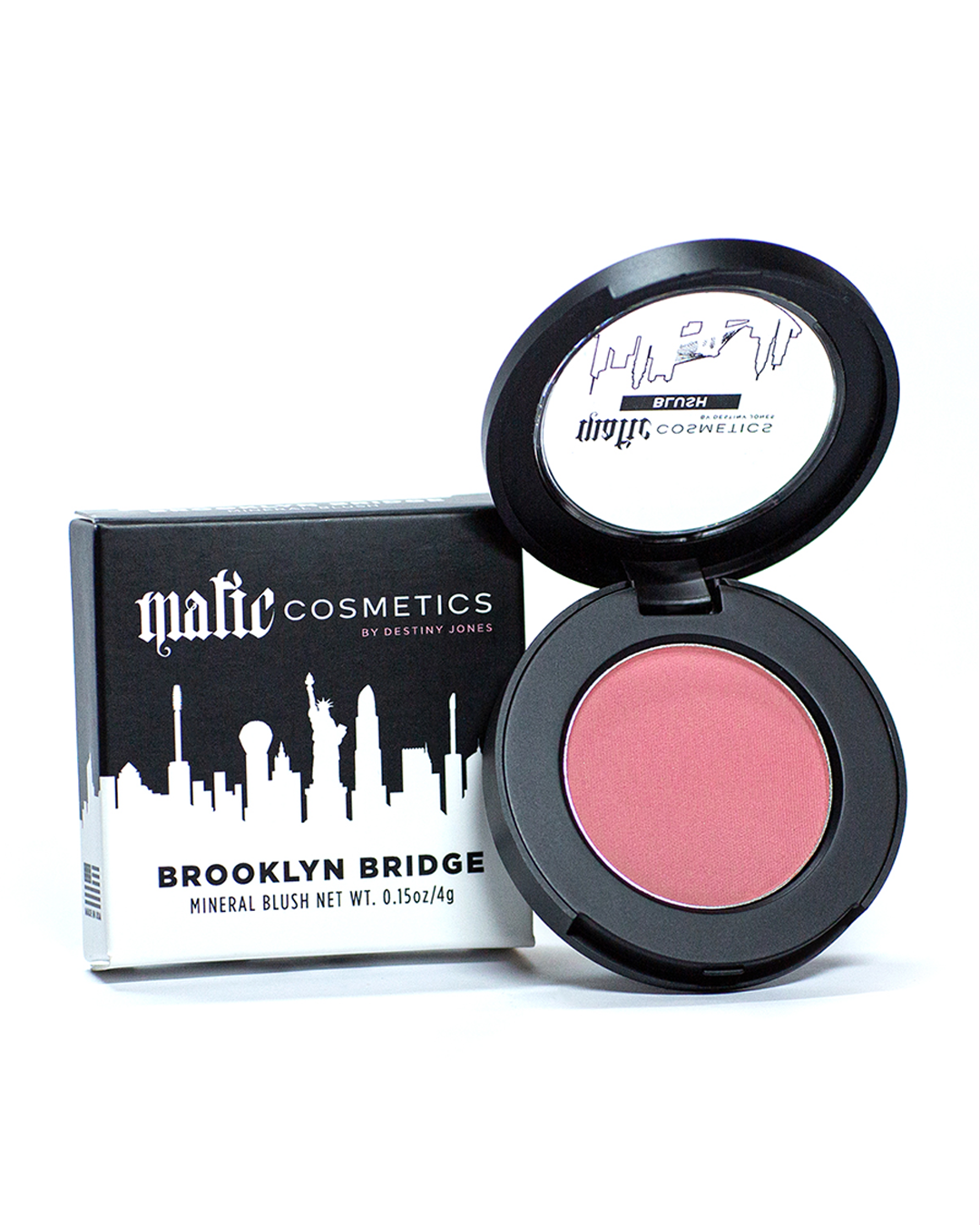 Brooklyn Bridge Blush in front of the product&