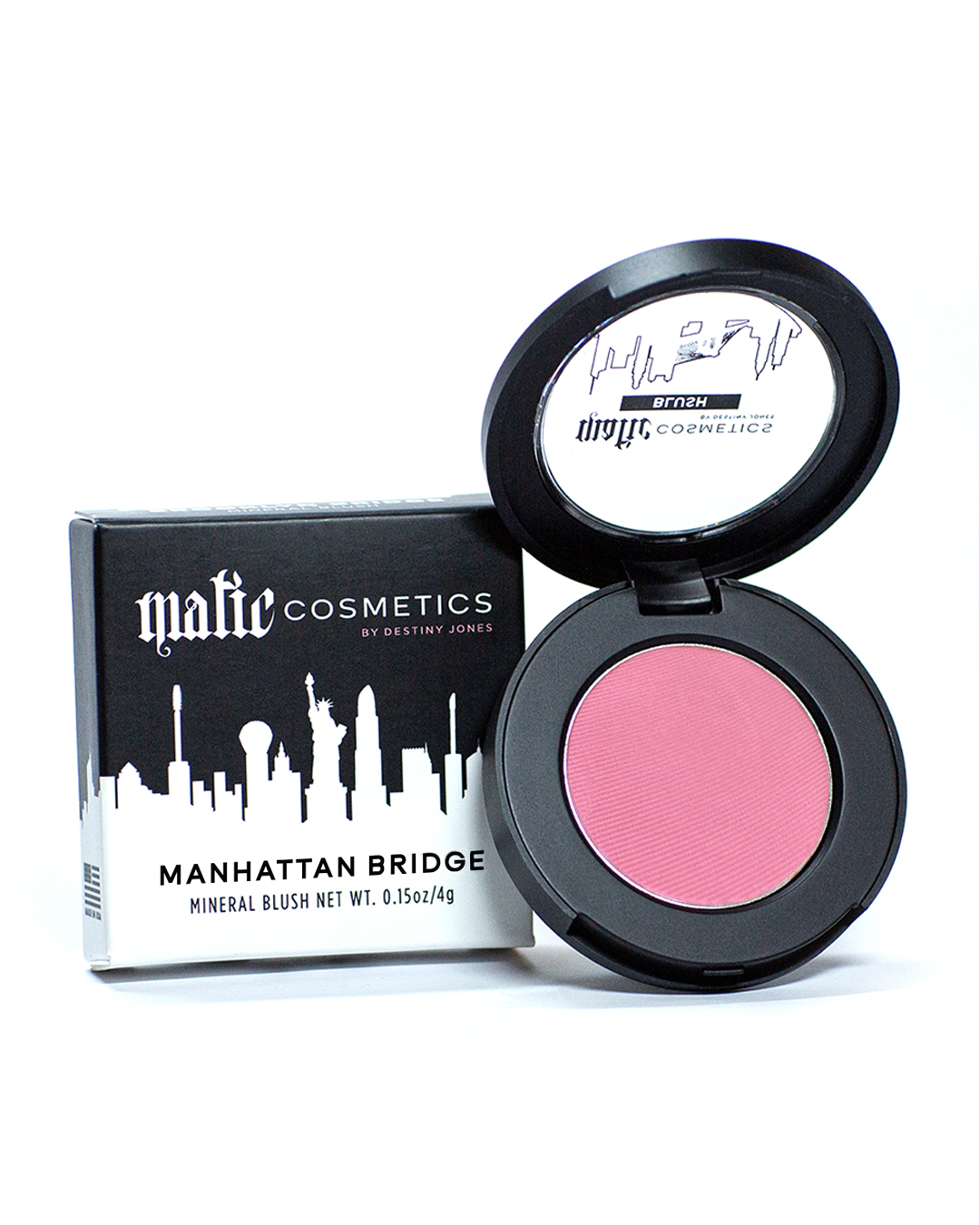 Manhattan Bridge Blush in front of the product&