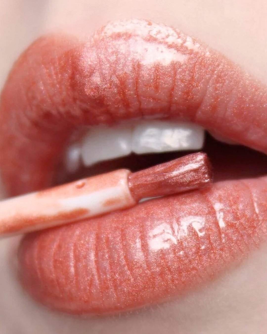 Quiet Storm LipShine on a model&