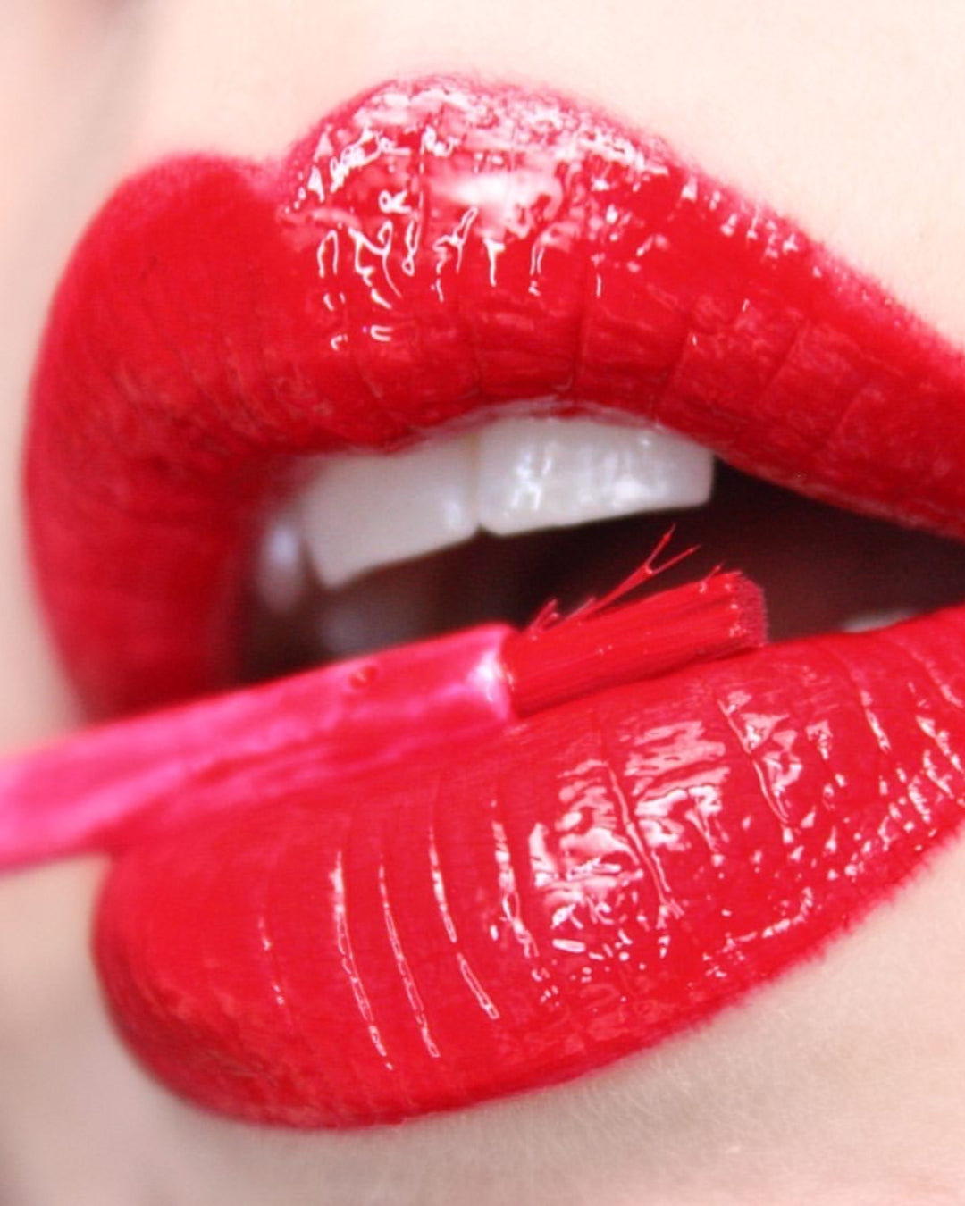 110th Street LipShine worn ona model&