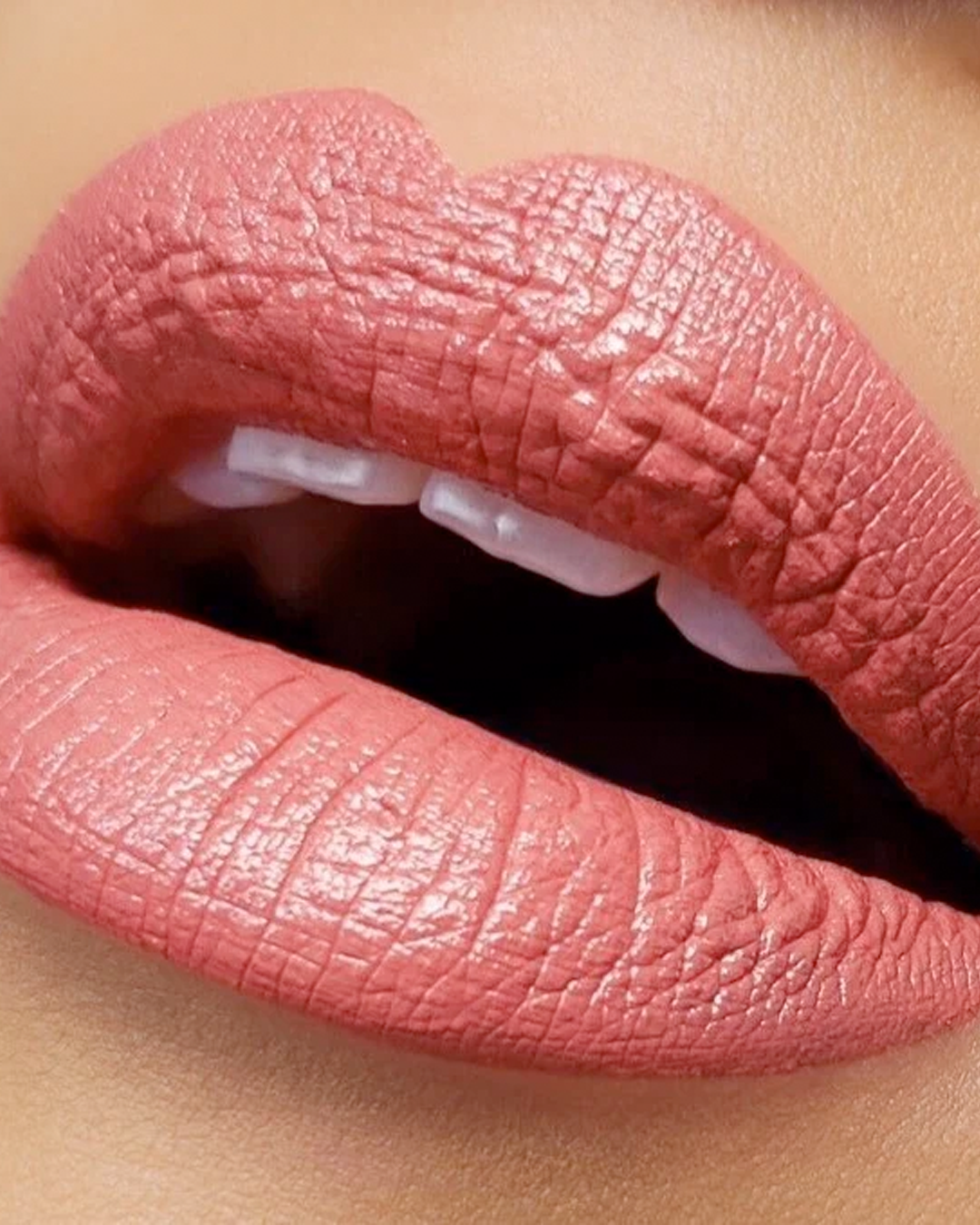 Belly Liquid Matte LipStick on a model's lips.